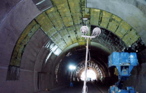 Tunnel reinforcement work